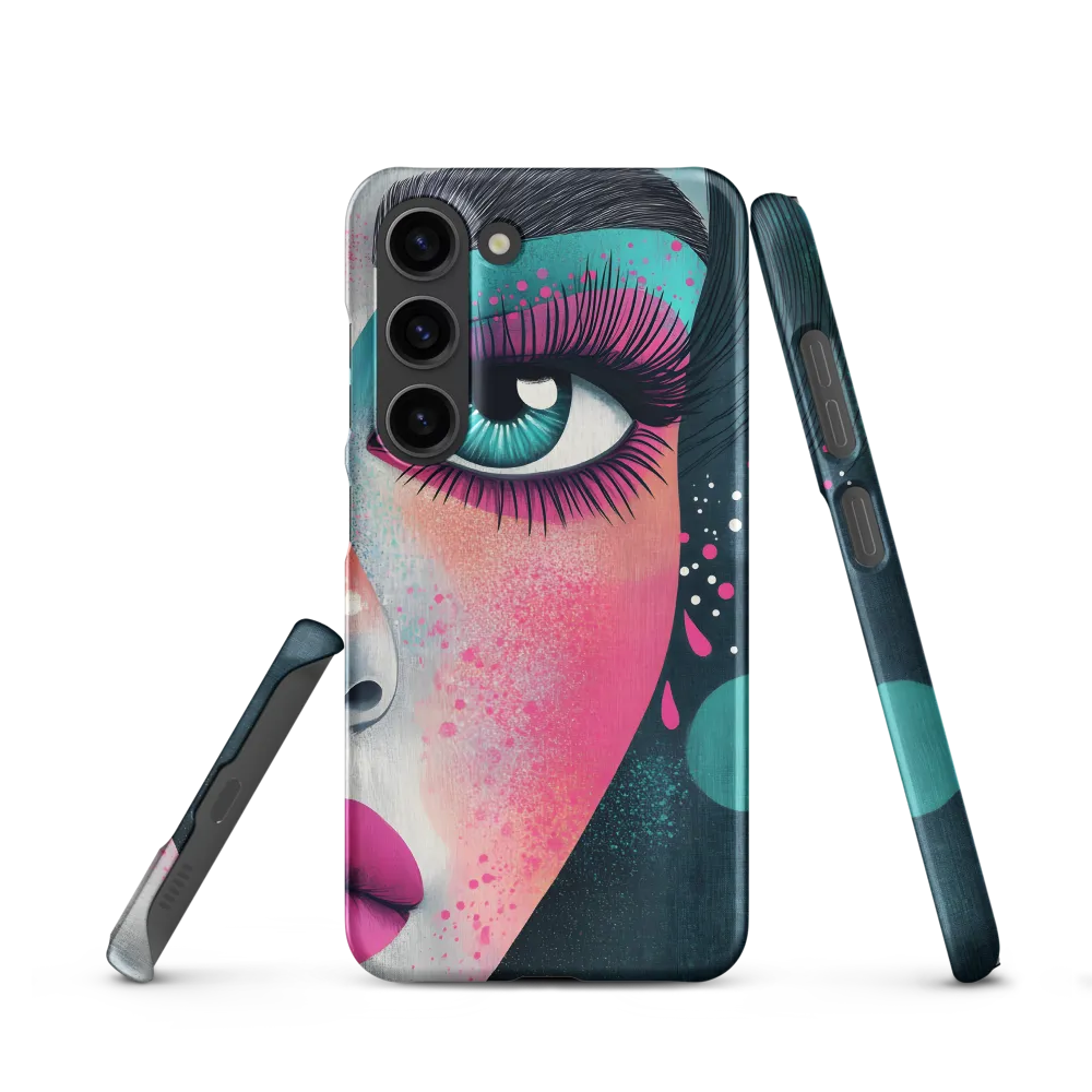 Vibrant Gaze | Phone Case |  S23 | Snap Case | Matte