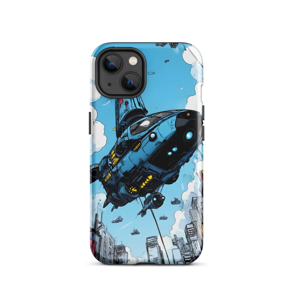 Skyward: A Journey Through the Futuristic City | Phone Case |  13 | Tough Case | Glossy