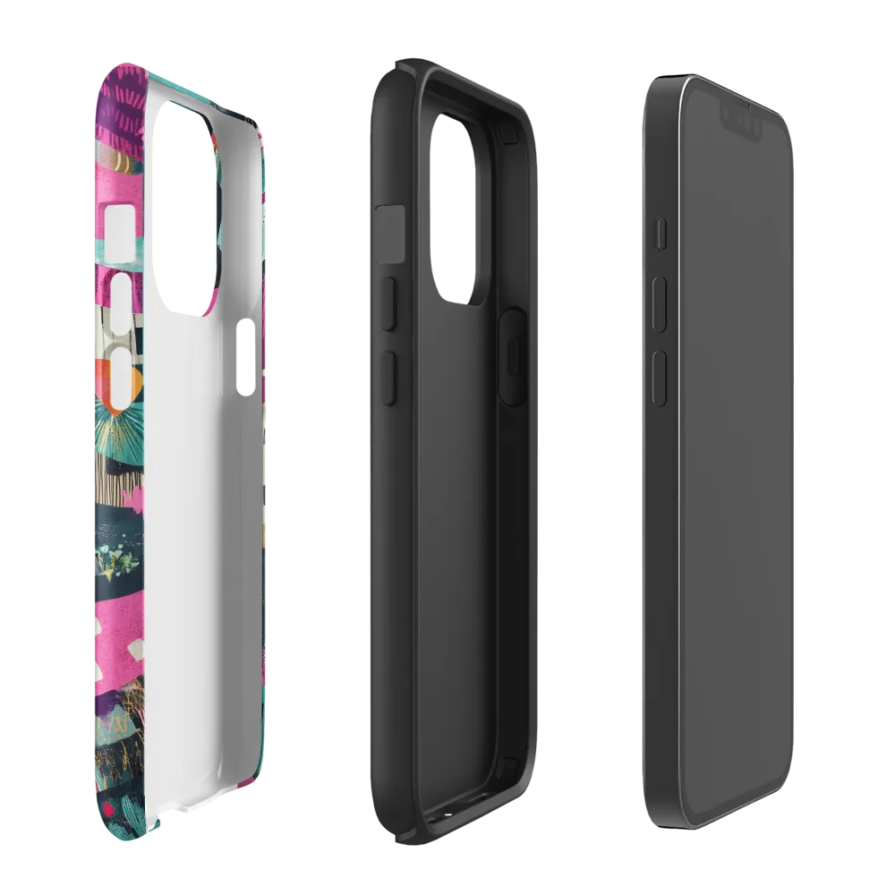 Whimsical Journey Through a Vibrant Landscape | Phone Case |  13 Pro | Tough Case | Matte