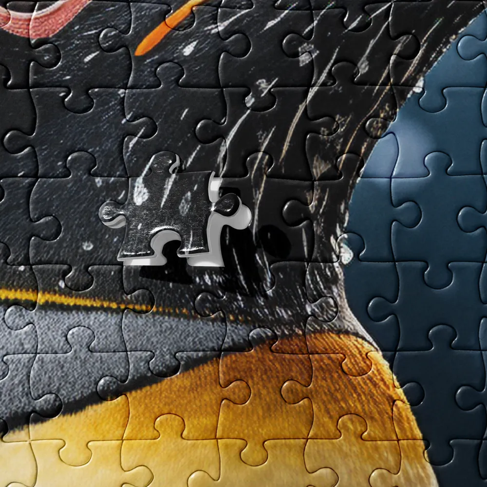 Majesty in the Snow: A Portrait of the Emperor Penguin | Jigsaw Puzzle | 520 pieces