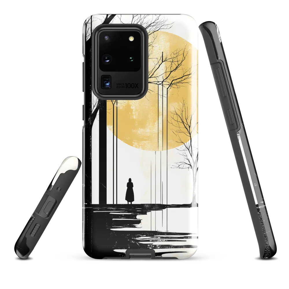 Solitude Under the Yellow Sun | Phone Case |  S20 Ultra | Tough Case | Glossy