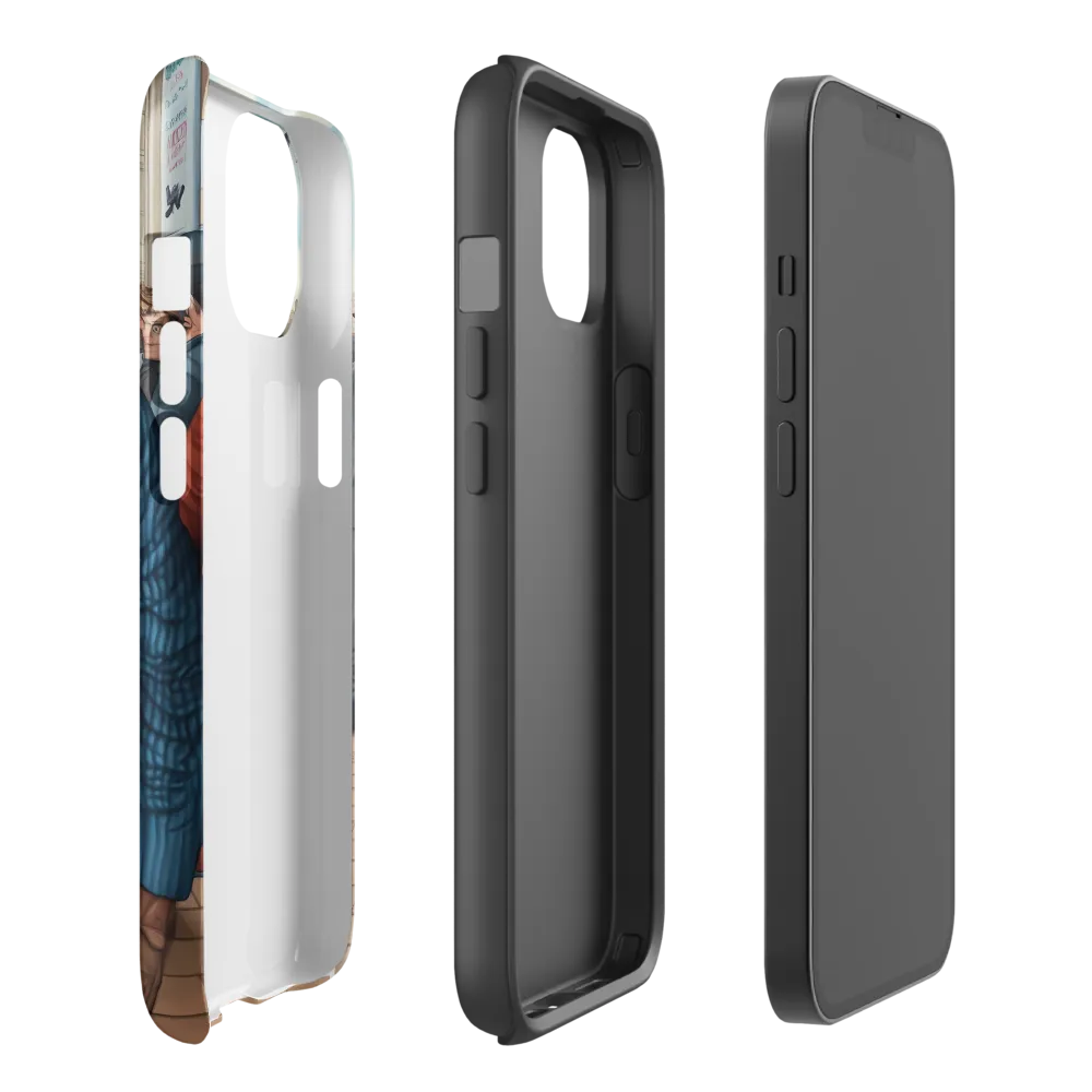 Caught in Tension | Phone Case |  14 | Tough Case | Glossy