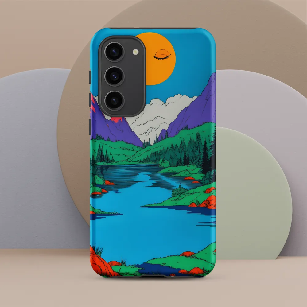 Whimsical Serenity in Vibrant Colors