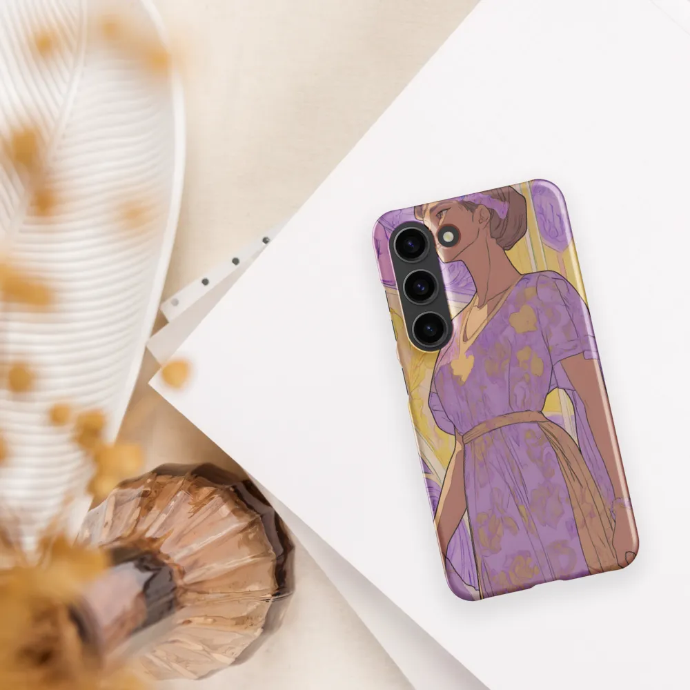 Elegance in Floral Harmony | Phone Case |  S23 | Snap Case | Matte
