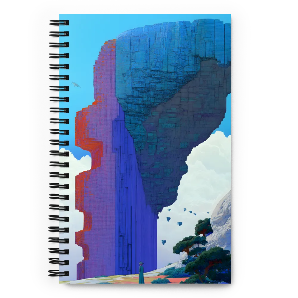 The Monolith in Twilight | Spiral Notebook