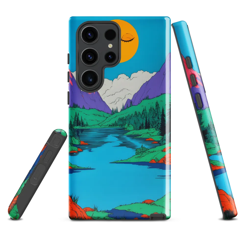 Whimsical Serenity in Vibrant Colors