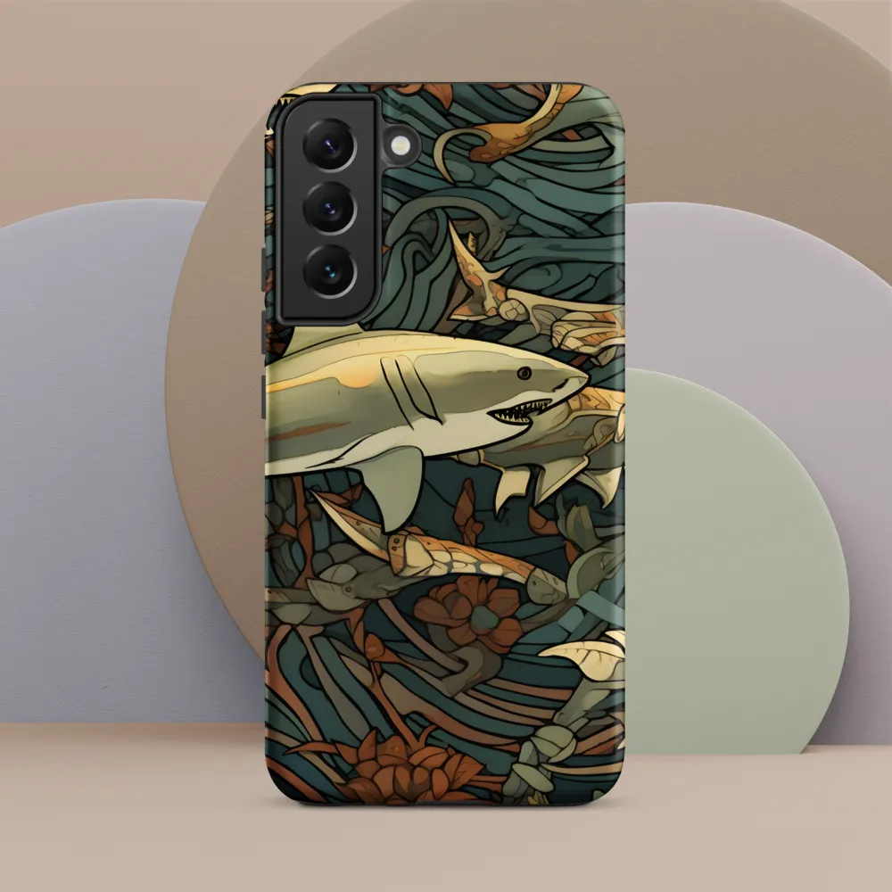 Dynamic Harmony of Sharks and Flora