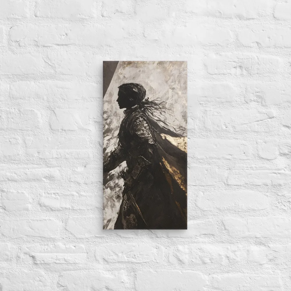 The Silhouette of Valor | Canvas | 10″×20″