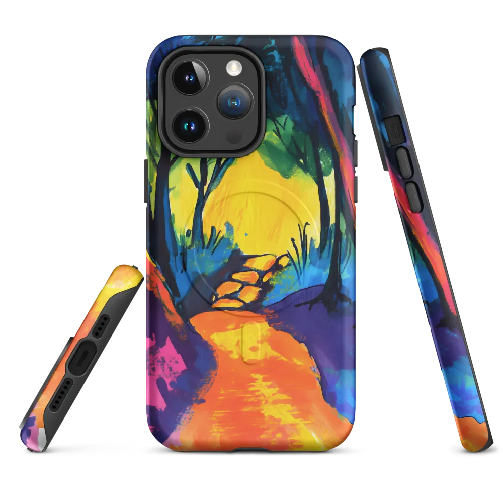 Path Through a Vibrant Forest