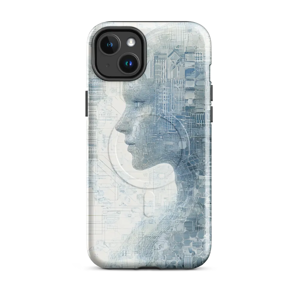 The Harmony of Human and Machine | Phone Case |  14 Plus | MagSafe® Tough Case | Glossy