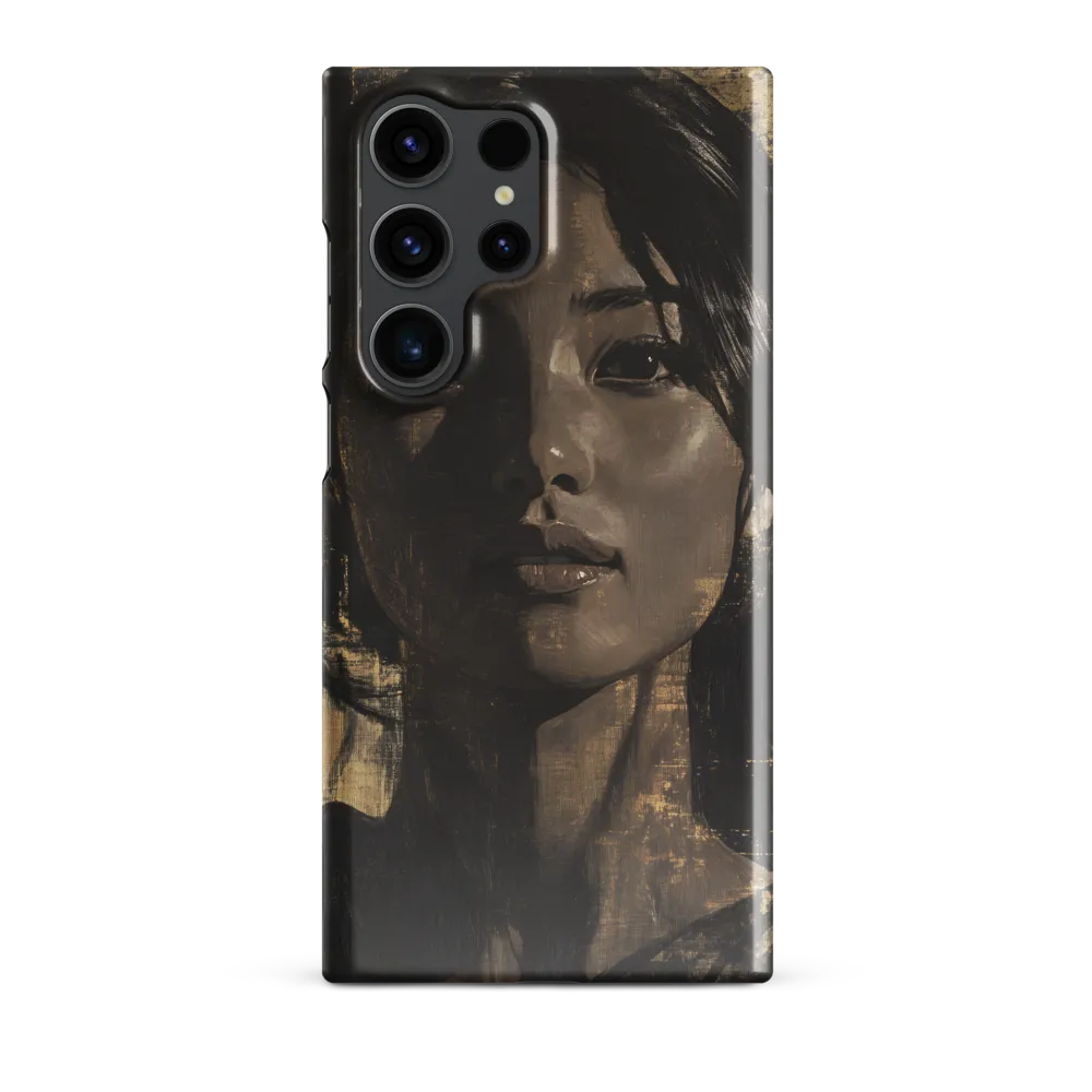 Golden Gaze: A Contemporary Portrait