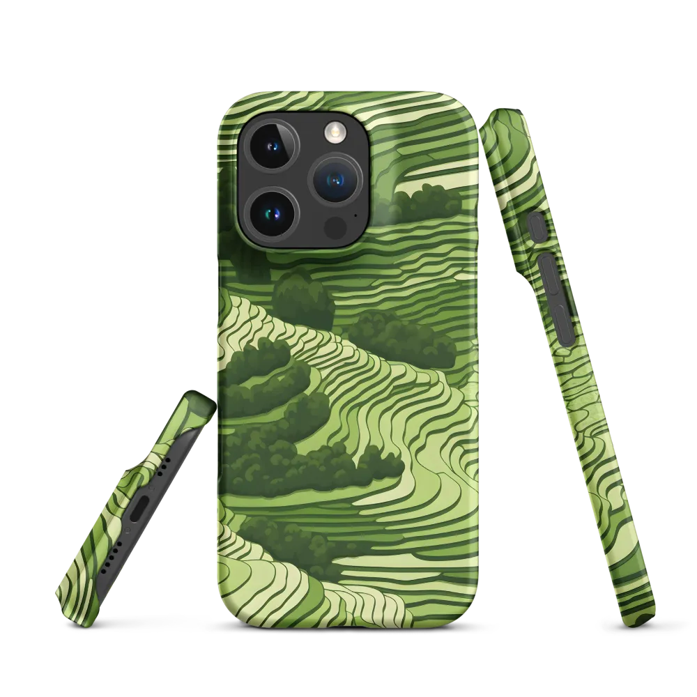 Waves of Green: An Abstract Landscape