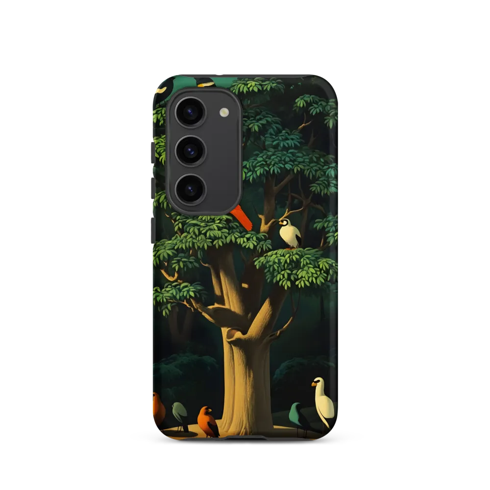Harmony in Color: A Surreal Bird Symphony
