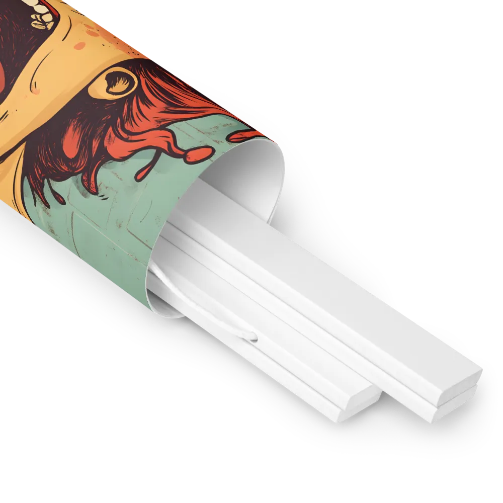 Fury Unleashed | Poster With White Wood Hanger | 10″×10″