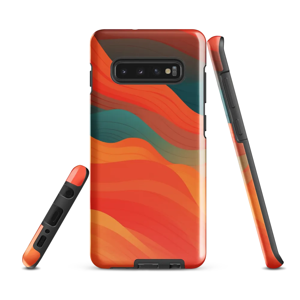 Waves of Warmth | Phone Case |  S10 Plus | Tough Case | Glossy