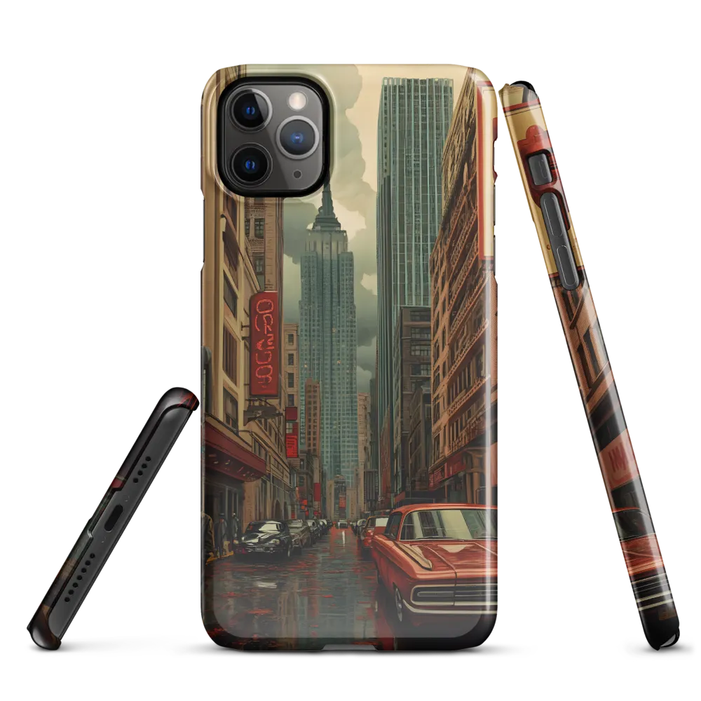 Nostalgic Cityscape: Reflections of a Forgotten Era | Phone Case |  11 Pro Max | Snap Case | Glossy