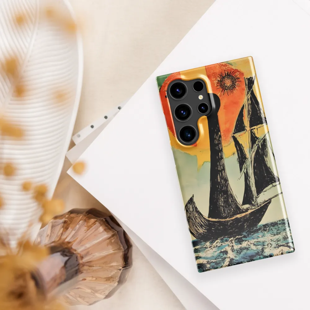 Sailing into the Surreal | Phone Case |  S24 Ultra | Snap Case | Glossy