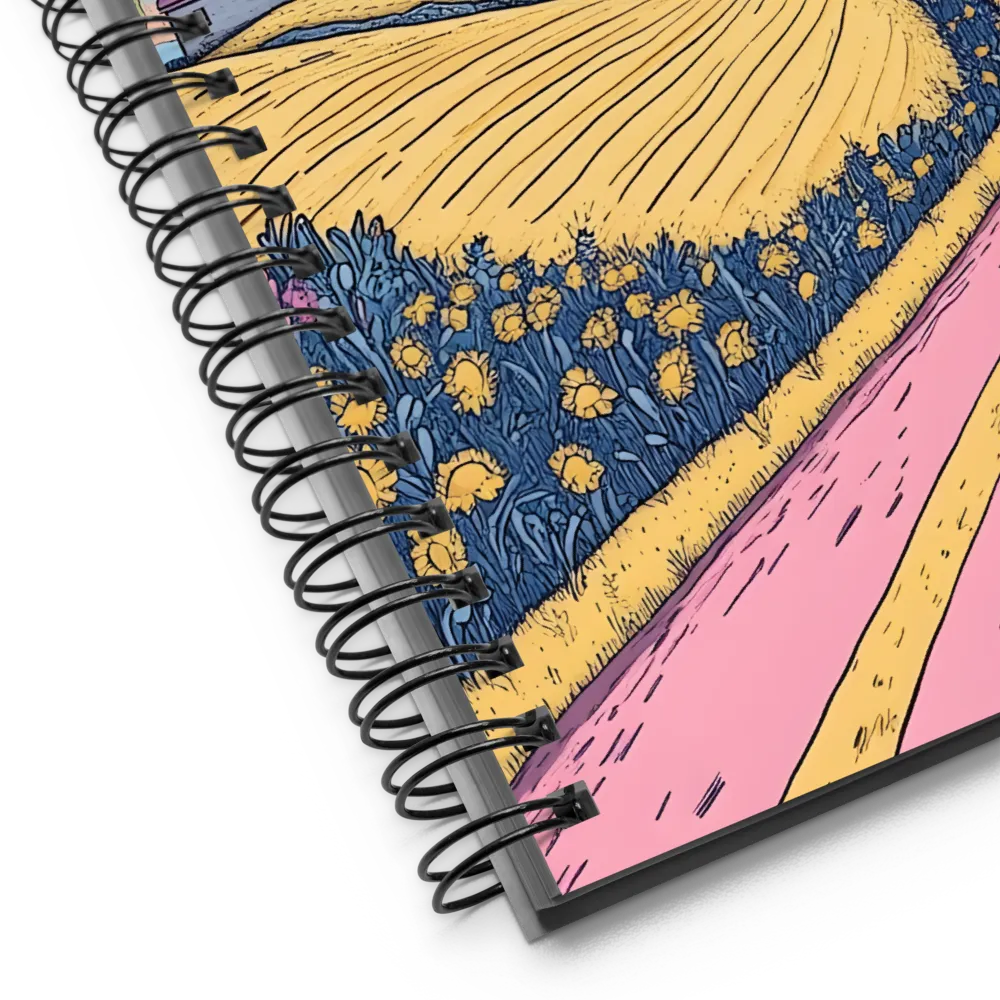 Idyllic Countryside Journey | Spiral Notebook