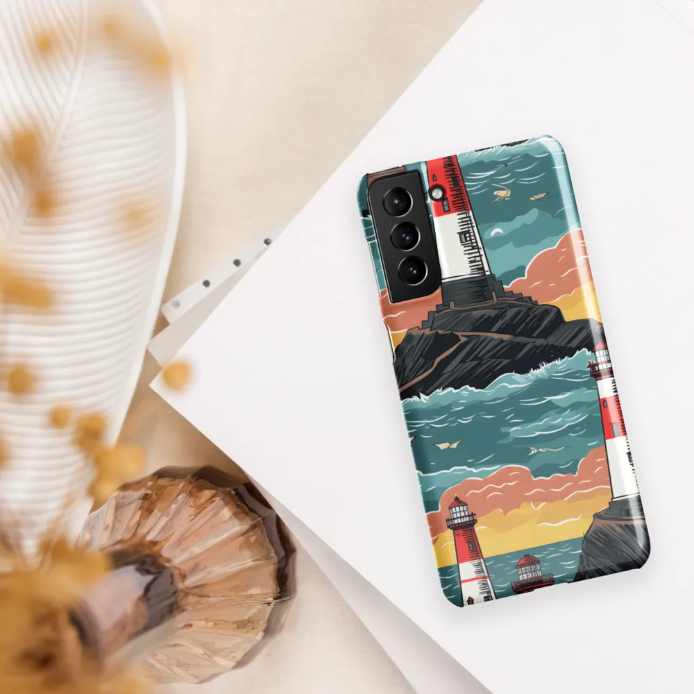 Lighthouses in a Whimsical Ocean
