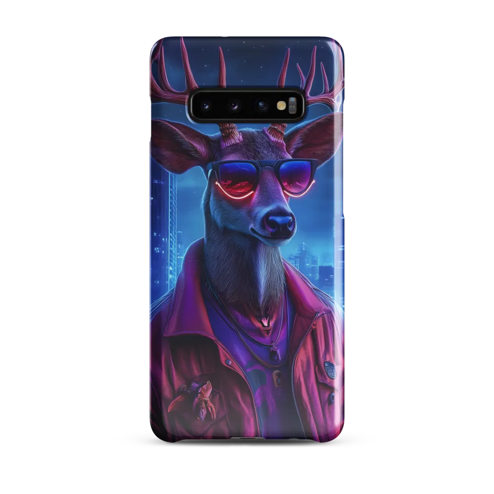 Urban Serenade: The Cool Deer | Phone Case |  S10 Plus | Snap Case | Glossy