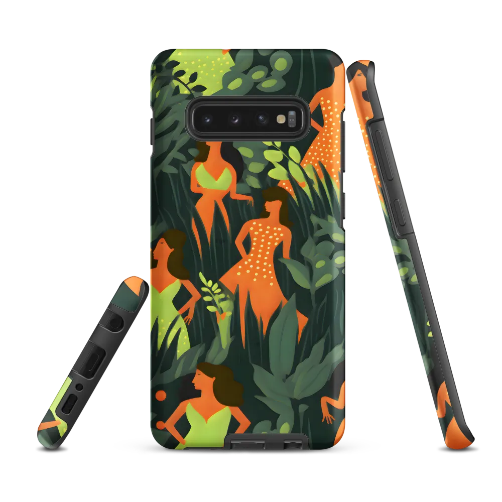Playful Harmony in Patterns | Phone Case |  S10 Plus | Tough Case | Matte