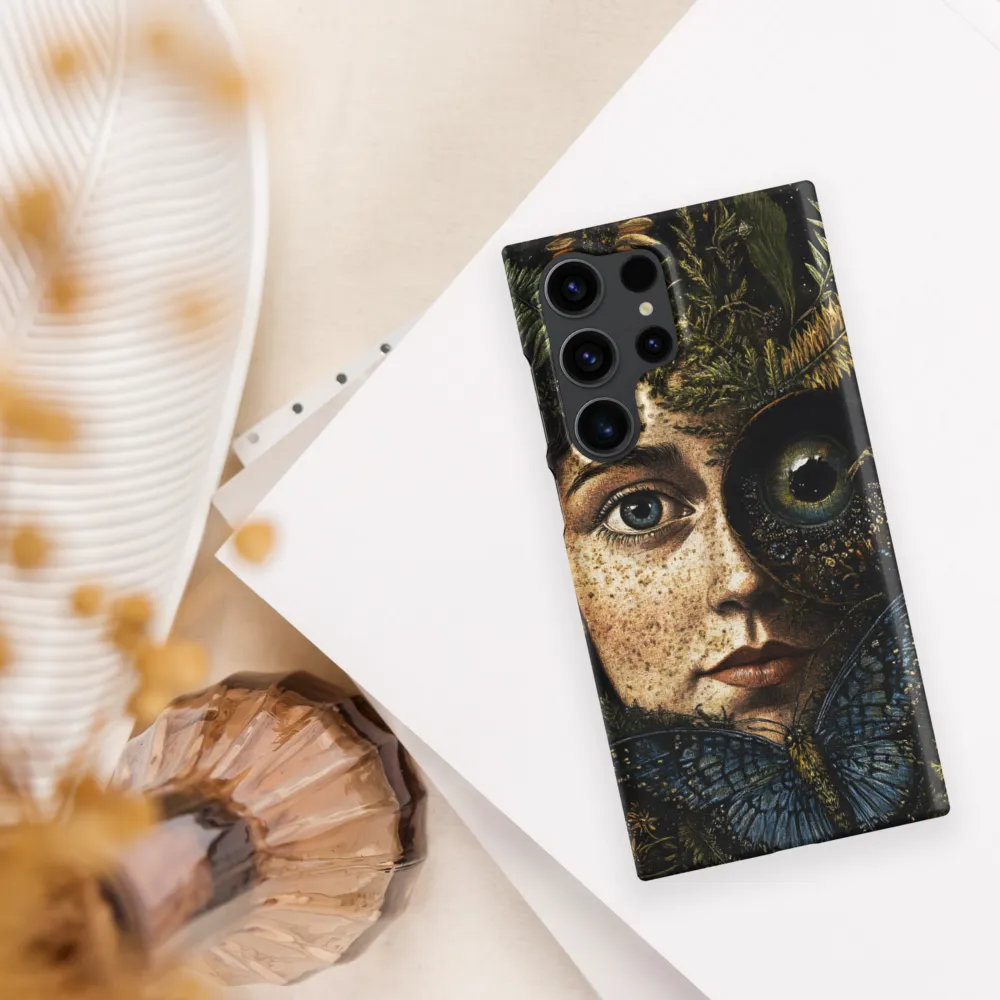 Nature's Embrace: A Surreal Portrait | Phone Case |  S23 Ultra | Snap Case | Matte