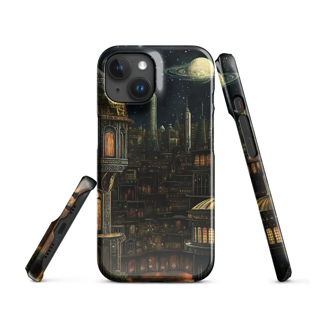 Celestial Enigma: A Surreal Cityscape