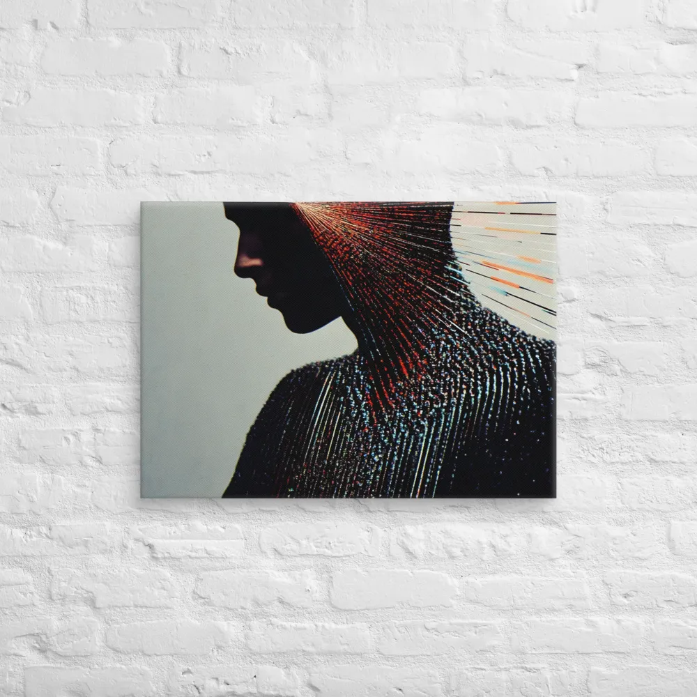 Radiant Reflection: An Abstract Journey of Thought | Canvas | 20″×28″