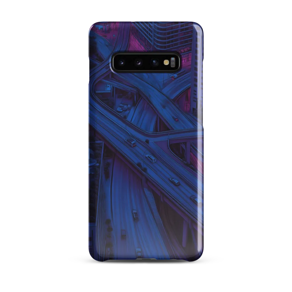 Urban Pulse: A Futuristic Drive | Phone Case |  S10 Plus | Snap Case | Glossy