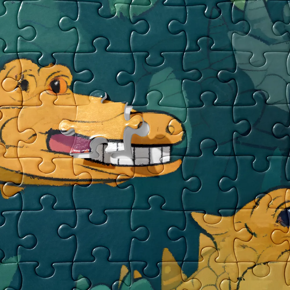 Cheerful Crocodilian Parade