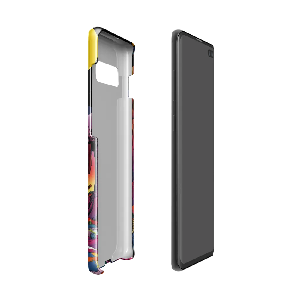 Celestial Dreams: A Journey Through an Alien Landscape | Phone Case |  S10 | Snap Case | Glossy