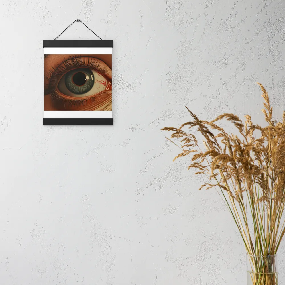 The Gaze of Anatomy | Poster With Black Wood Hanger | 8″×10″