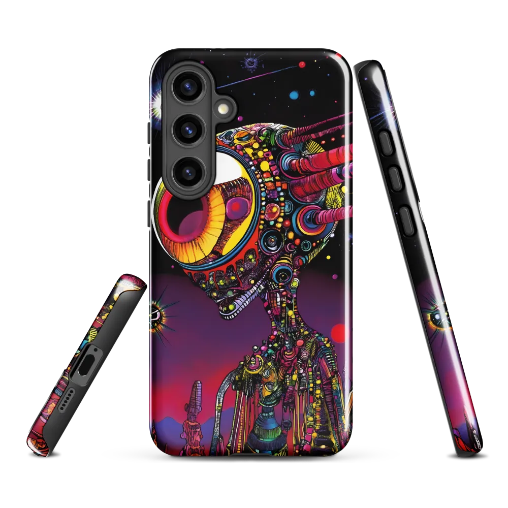 Cosmic Alien Odyssey | Phone Case |  S24 Plus | Tough Case | Glossy