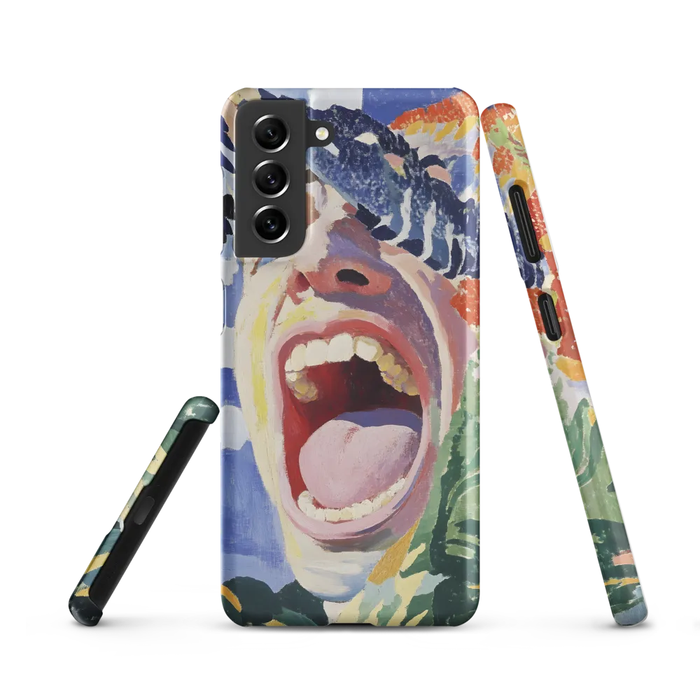The Echo of Anguish | Phone Case |  S21 | Snap Case | Matte