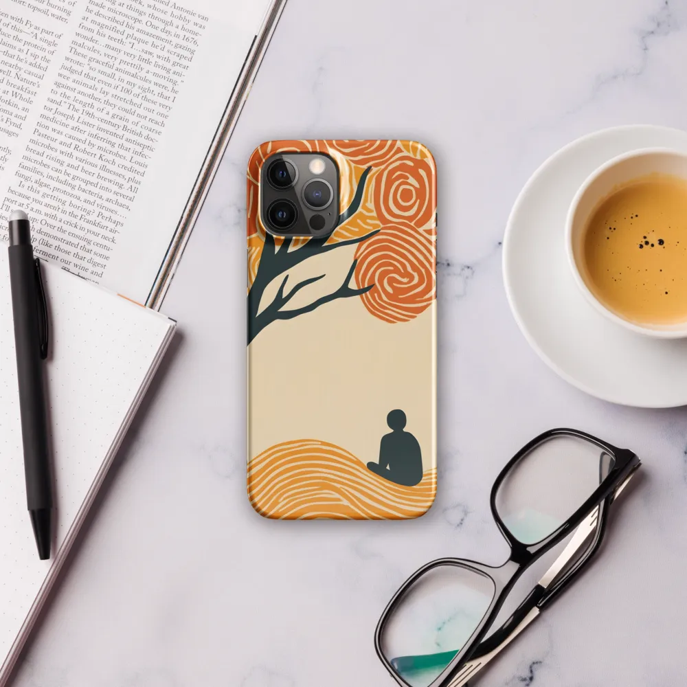 Silent Reflections under Swirling Leaves | Phone Case |  12 Pro Max | Snap Case | Glossy