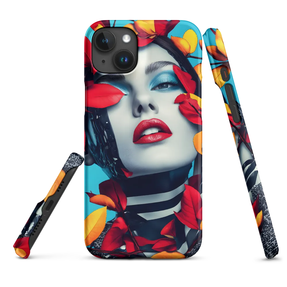 Futuristic Fusion: Nature Meets Technology | Phone Case |  15 Plus | Snap Case | Matte