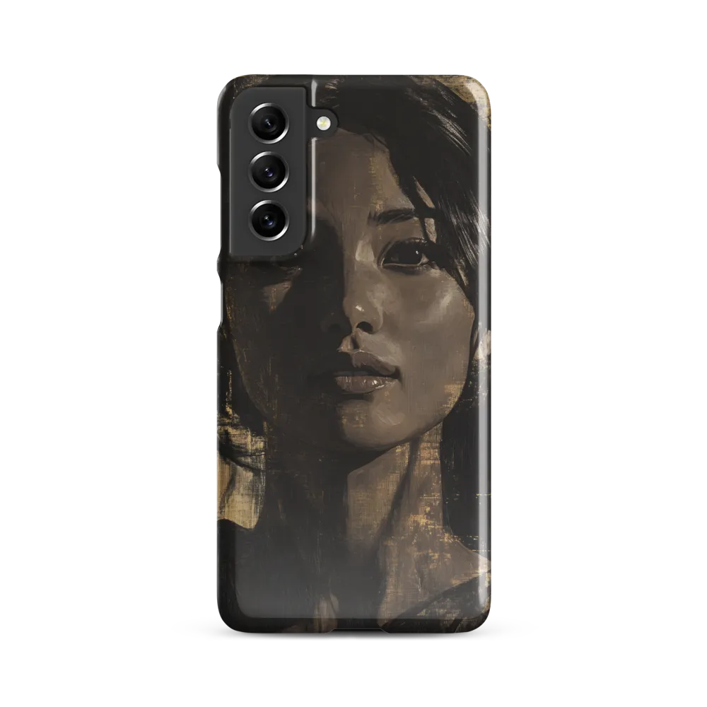 Golden Gaze: A Contemporary Portrait