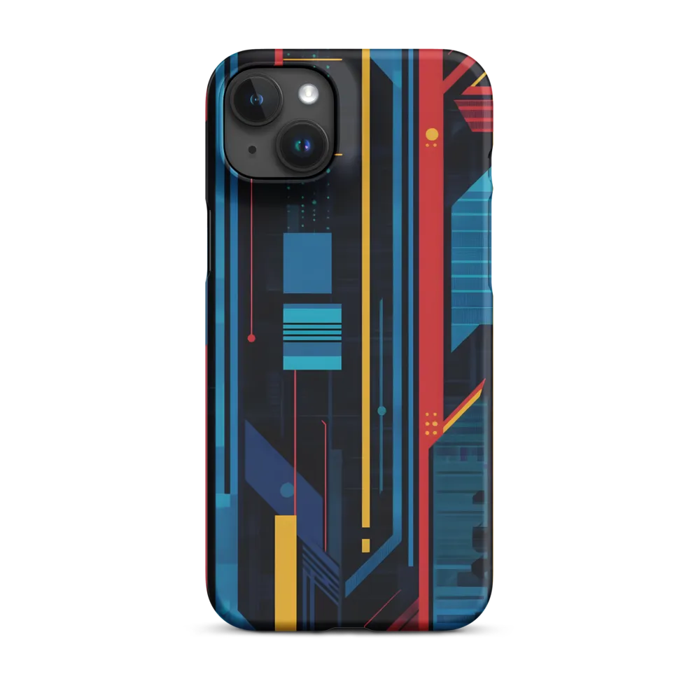 Symphony of Lines | Phone Case |  15 Plus | Snap Case | Matte