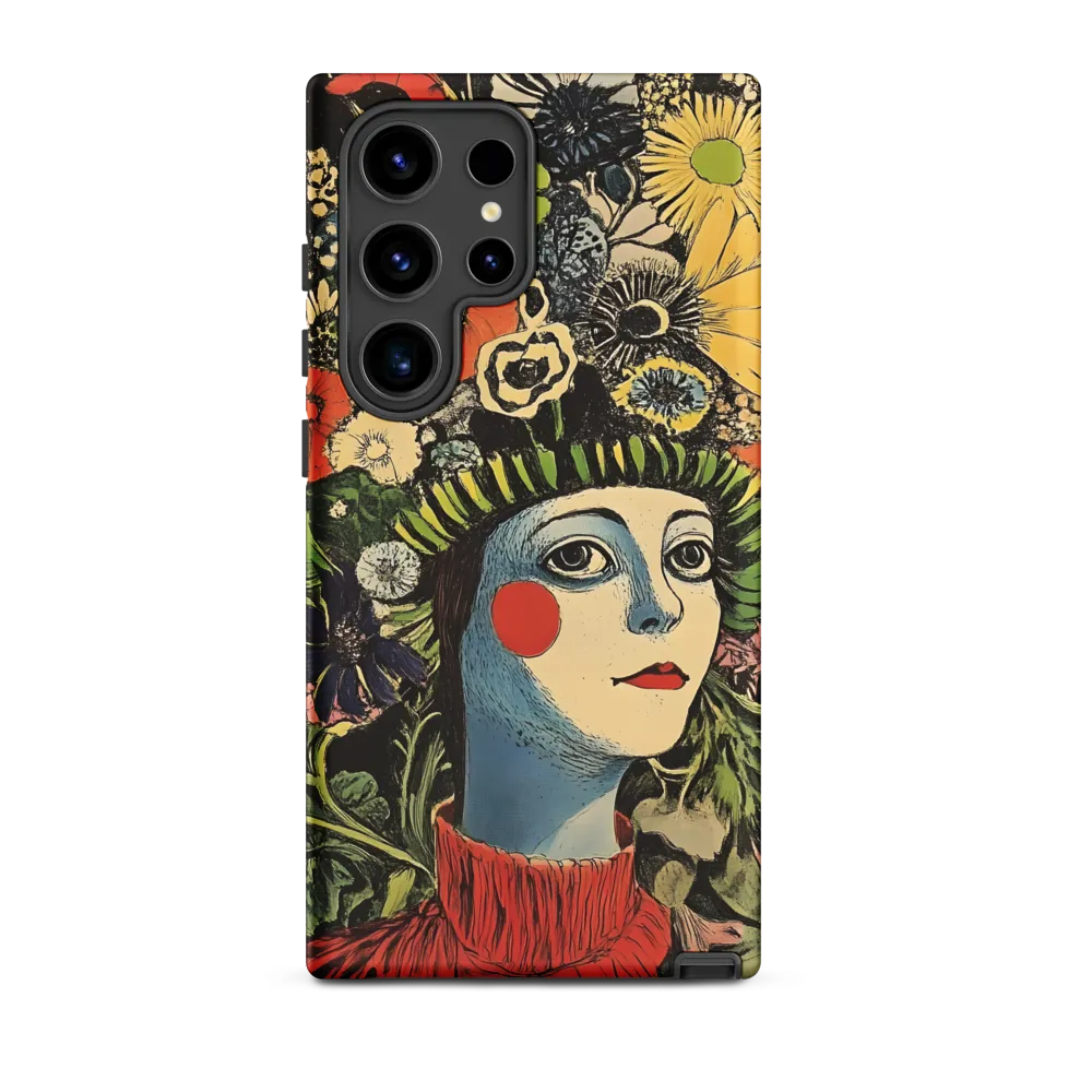 Floral Whimsy: A Portrait of Nature's Embrace