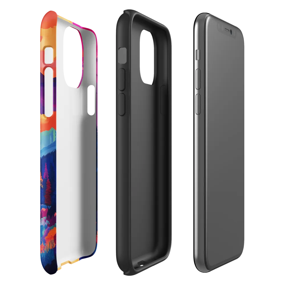 Radiant Serenity: A Surreal Landscape | Phone Case |  11 Pro | Tough Case | Glossy