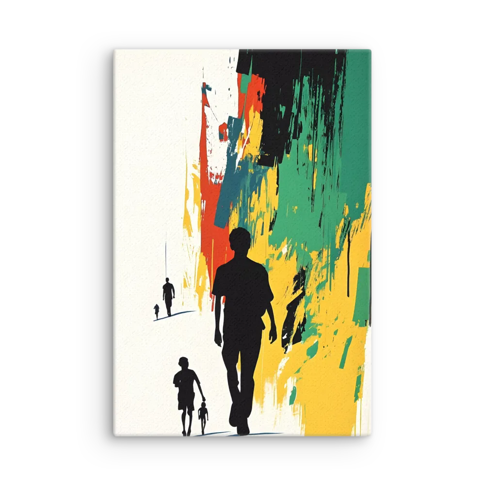 Journey of Silhouettes | Thin Canvas | 12″×18″