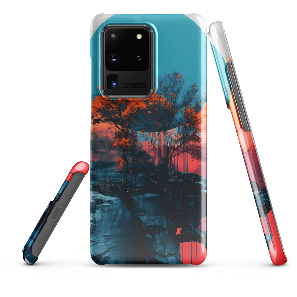 Ethereal Landscapes: A Dance of Color and Form | Phone Case |  S20 Ultra | Snap Case | Glossy