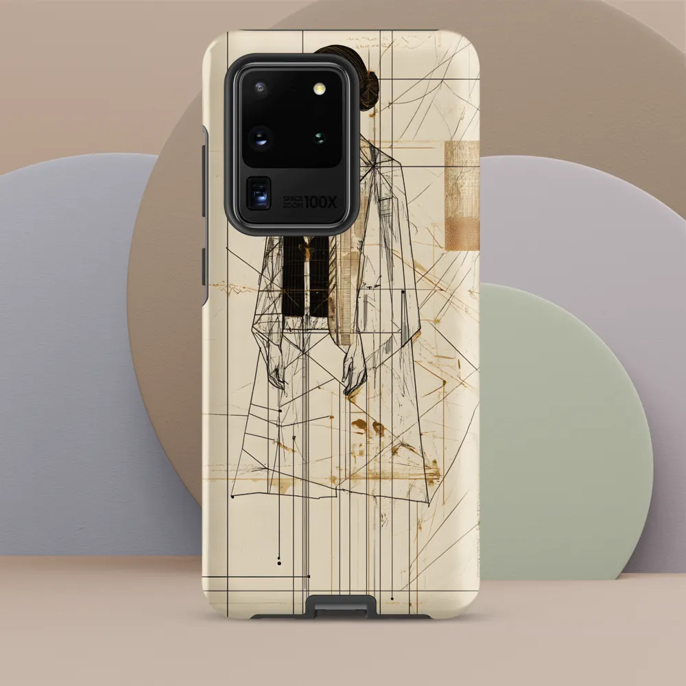 Elegance in Lines | Phone Case |  S20 Ultra | Tough Case | Matte