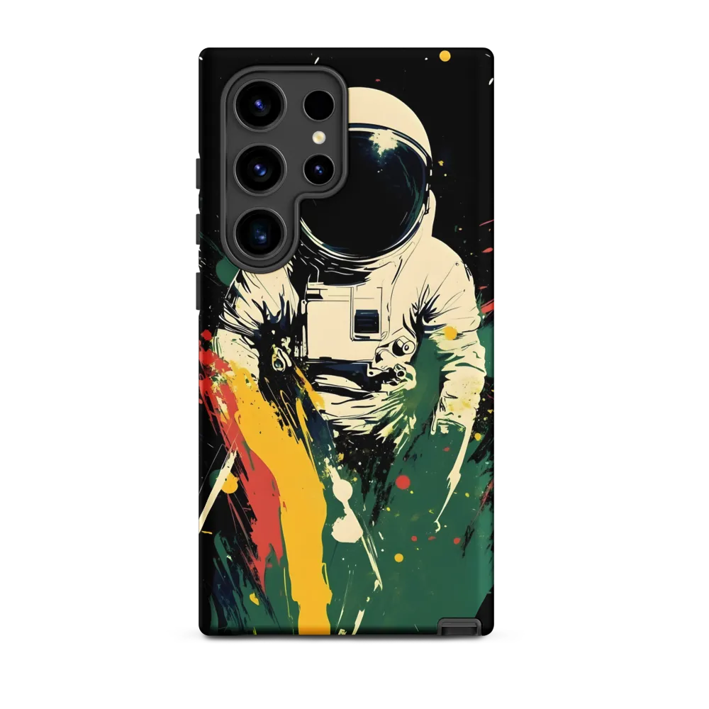 Cosmic Splash: The Astronaut's Journey
