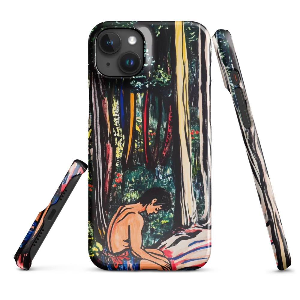 Contemplation in Nature | Phone Case |  15 Plus | Snap Case | Glossy