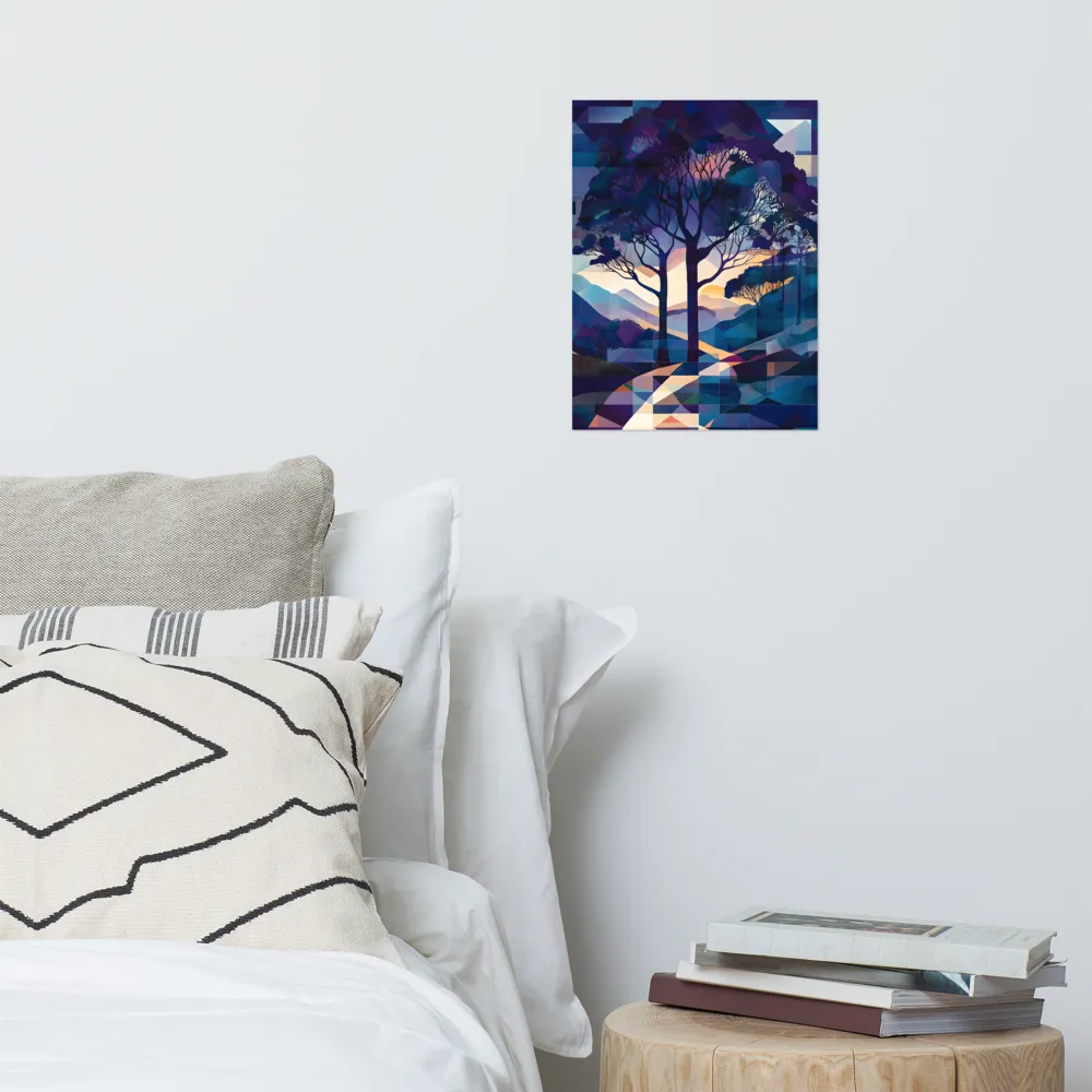 Tranquil Geometry: A Journey Through Color | Poster | 12″×16″