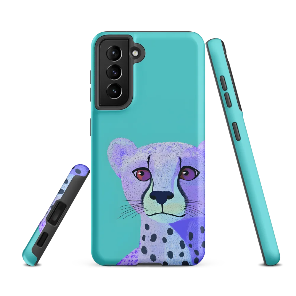 Curious Cheetah | Phone Case |  S21 FE | Tough Case | Matte
