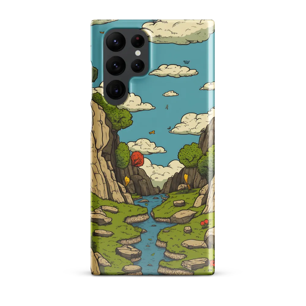 Whimsical Serenity: A Canyon Landscape