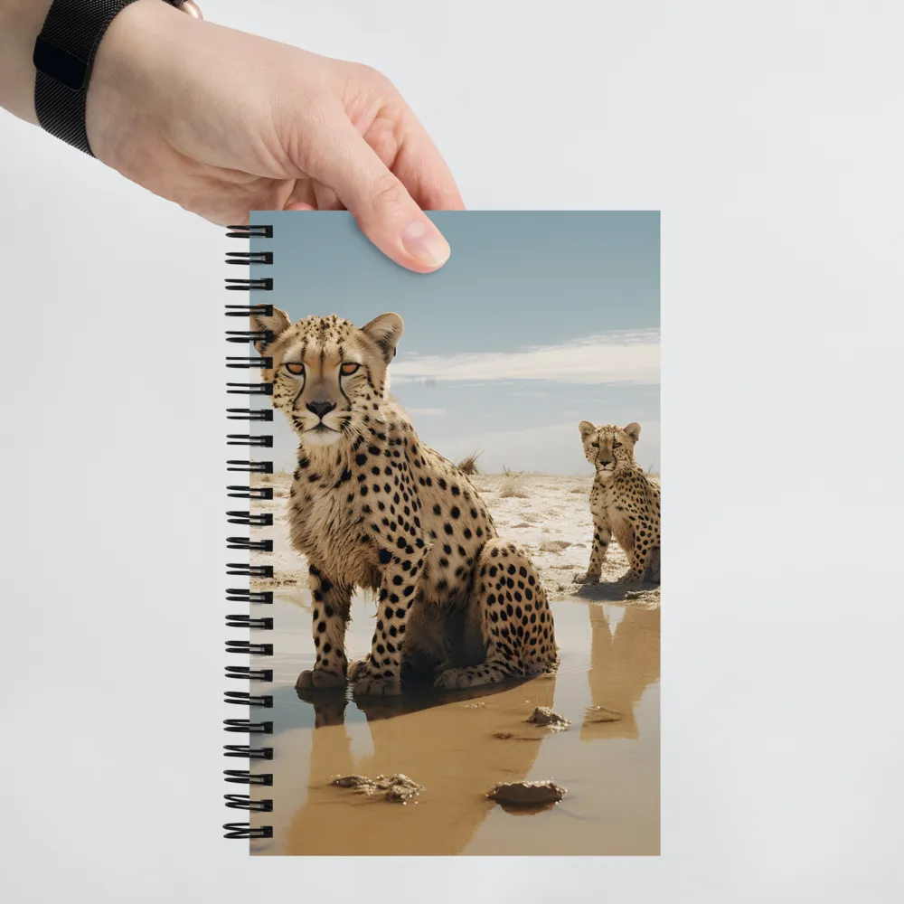 Silent Watchers of the Savanna | Spiral Notebook