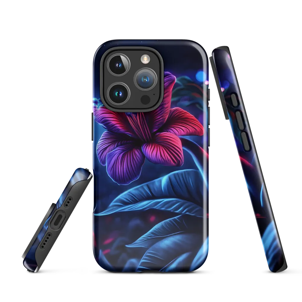 Illuminated Serenity: The Surreal Blossom